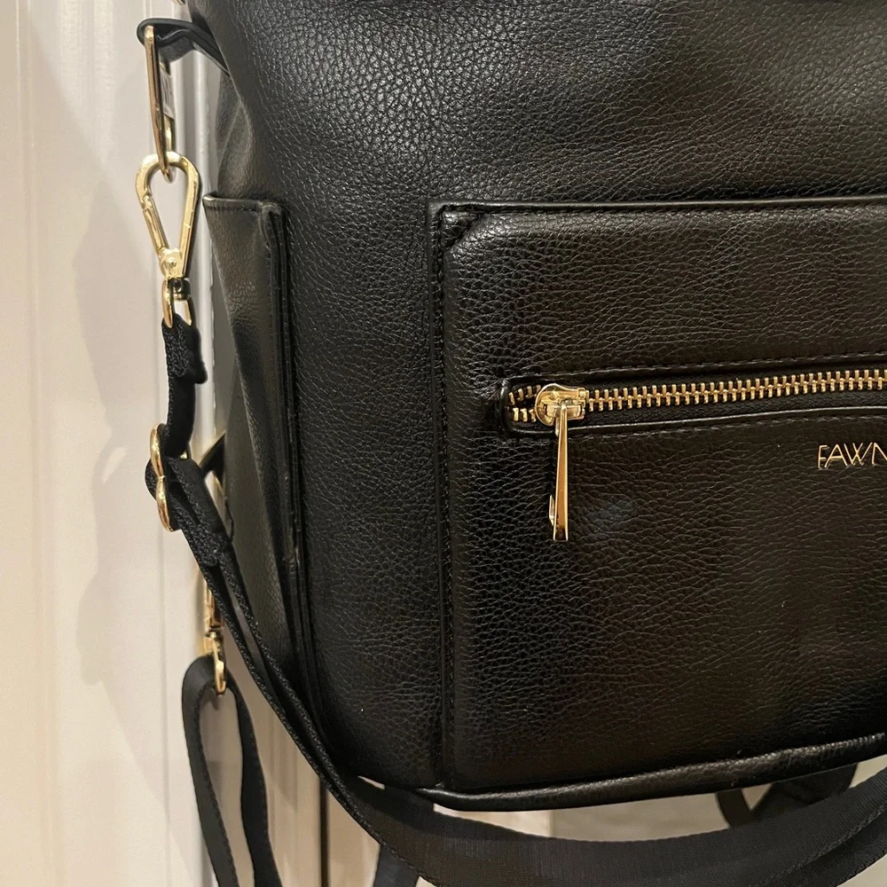Fawn Design Mini Diaper Bag Black